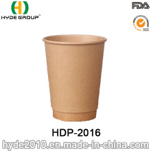 Brown Double Wall Kraft Coffee Paper Cup (HDP-2016)